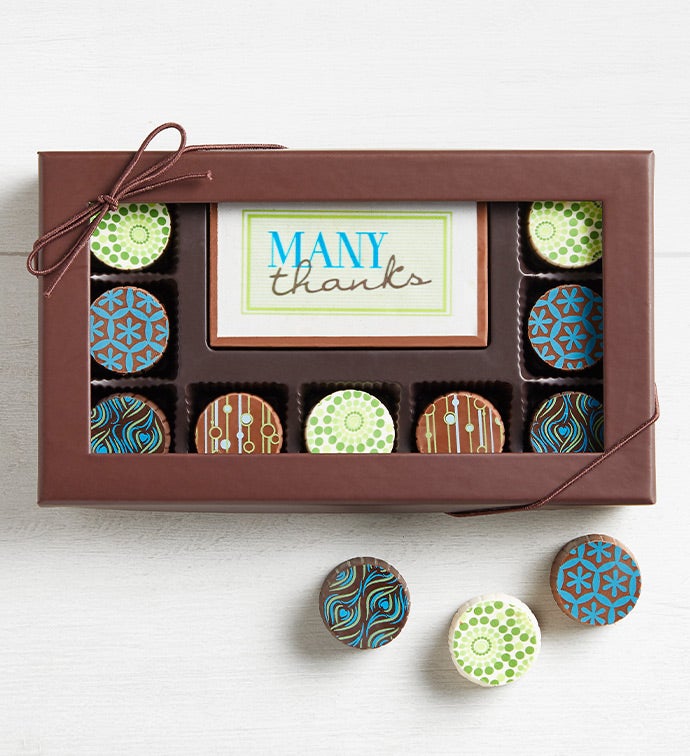 Fleur de Chocolate® Thank You Bar & Truffles